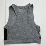 Zyia Active Women's Size M Crop Tank Top Sports Bra Gray Space Dye Athletic Yoga Size M Photo 5
