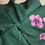 L'ATISTE  by AMI Plus Size 3X Floral Dress Green Long Sleeve V-Neck Photo 7