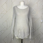 Sundance Catalog Wool Mohair Knit Beige Ribbed Sweater Size US Large Photo 1