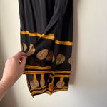 Vintage Breeze by Dorothy Schoelen Black Roman Coin Maxi Skirt M Size M Photo 1