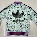 Adidas  x Mary Katrantzou Athlete-Motif Track Jacket-Blue ($240) ULTRA RARE Photo 8