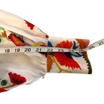 CARESTE Lucine Long Sleeve Silk Dress Insierra Floral Bianco Size 2 Flowing Photo 12