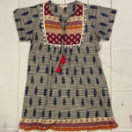 Anthropologie THML Anthropology BOHO Pom Pom Tassel Dress Multicolor Peasant Style - Size M Photo 0