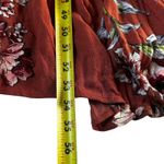 Mystree  Brown Floral Lined Maxi Blouson Dress Women's Size Small | 31-16 Photo 6