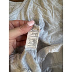 Abercrombie & Fitch Y2K XS Gray Tank Top Cream Ruffle Trim Casual Photo 3