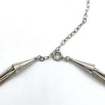 925 Liquid Sterling Silver & Baroque Pearls 10 strands Necklace Native m… Photo 2