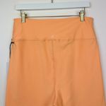 We Wore What  Lace Up Biker Shorts Revolve Athleisure High Waist Orange XL NWT Photo 7