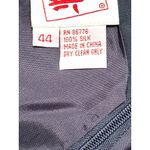 Mondi 44 Navy Blue Silk Sleeveless Maxi Dress Vintage 90s Formal Gown Slit Back Size undefined Photo 7