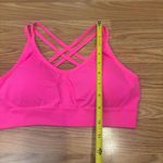 Bright Pink Seamless Sports Bra Size Large Photo 1