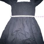 J.Crew  Smocked Puff Sleeve Dress Poplin M Tall Cotton Flowing Romantic Boho Midi Photo 10