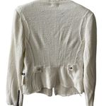 Gibson  Raw Edge Tweed Blazer Off White & Black Medium / M Photo 3