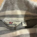 Vineyard Vines  Women’s Varsity Tipped Sweatshirt Dress Gray Heather White Size S Photo 1