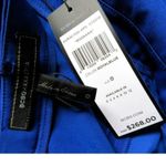 BCBGMAXAZRIA NWT BCBG MaxAzria Rossana in Royal Blue Satin Wide Leg Cutout Jumpsuit 0 x 32 Photo 5