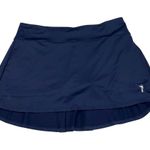 William Murray Spinner Golf Skort Tartan Plaid Shorts Navy Blue Size XL Photo 2