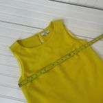 Suncoo Women’s Yellow Drop Waist Mini Dress Ruffles Sleeveless Loose Fit Size S Photo 3
