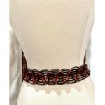 None Vintage Fringe Leather Belt Photo 5