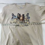 Gildan Cynthia Fisher Young Bloods Horse Graphic Print Long Sleeve Tee T Shirt L Photo 4