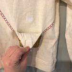 Jessica Simpson Junior's S Cream Sequin Cupcake Cropped 3/4 Sleeve Sweatshirt Photo 2