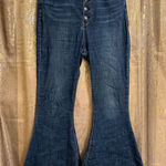 Free People  We The Free Irreplaceable Super Flare Bell Bottom Jeans Size 31 Photo 0