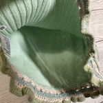 American Eagle  Womens Croceht Lined Cropped Tank Green SIze‎ XS Petite Boho Photo 3