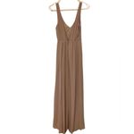 Show Me Your Mumu NWT  Jenn Maxi Soft Beige Chiffon Dress Size XS Photo 2
