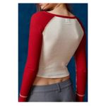 Urban Outfitters  BDG Viv Spliced Notch Neck Tee S Photo 7