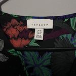 Topshop  Floral Button Front Blouse – Tie Waist – Size Small Photo 3