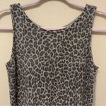 White + Warren Cashmere Leopard Dress Brown Photo 1