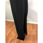 Windsor  Women Dress Square Neck Trapy Sleeveless High Thigh Slit Back Zip Black Photo 1