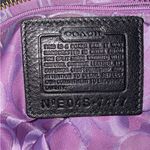 Coach Burgundy Suede Hampton Shoulder Bag Photo 7