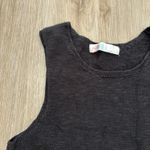 Free People  Beach Dress Size Small Black Nina Sweater Mini Tank Dress Photo 1