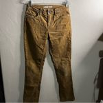 Lands' End Lands’ End Mid Rise Straight Dark Toffee Corduroy Pants Photo 2