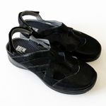 Drew  Smiles Orthopedic Fisherman Sandals Size 9WW Extra Wide Black Leather Comfy Photo 4