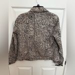 JM Collection unique abstract stretchy cotton jacket size 10 Photo 7