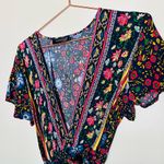 FASHION Multicolored Floral Print V Photo 6