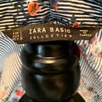 ZARA Basic Floral Beaded Top Photo 6