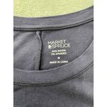 Market & Spruce Navy Blue Short Sleeves T Shirt Dress Medium comfy summer Photo 3