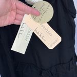 Nicole Miller Artelier Silk Ruffle tank Top black size Small Brand 🆕 Photo 7