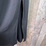 Monteau Los Angeles Size 3X Scallop Neckline Black Cold Shoulder Jumpsuit Photo 3