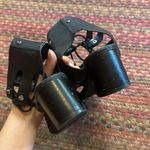 Simply Vera  BLACK LACE UP BLOCK HEEL GLADIATOR SANDALS Photo 3