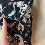 ALLSAINTS  Lizia Wing Abstract Floral Chiffon Shark Bite Hem Midi Dress Studded 2 Photo 6