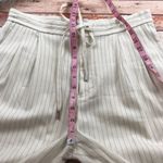Derek Lam  10 Crosby ivory pinstripe pants high rise waist tie‎ Photo 7