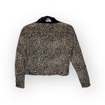 new Valfre ☻︎ January Crop Jacket ☻︎ Leopard Print ☻︎ Black Vinyl Collar ☻︎ XS Photo 7