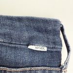 Mother Denim The Looker Ankle Fray Skinny Cigarettes Jeans Girl Crush Blue Wash Size 28 Photo 10