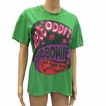 David Bowie Space Oddity Wild Eyed Boy From Freedom Graphic Tee Medium Green Photo 2