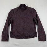 Peruvian Connection  Size 10 Jacket Geometric Print Zip Up 100% Pima Cotton Photo 0