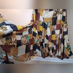 NWT Chelsea & Theodore Blue Red Midi A Photo 3