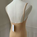 Lovers + Friends NWT KiKi Maxi Dress Tan Super Stretchy Ruched M Photo 3