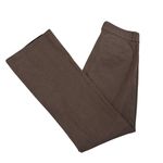 Banana Republic Sloan Fit Preppy Wide Leg Brown Dress Casual Pants Size 6 Photo 2
