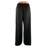 ZARA  Women's Black Drawstring High Rise Wide Leg Baggy Trousers Pants Size XS Photo 2